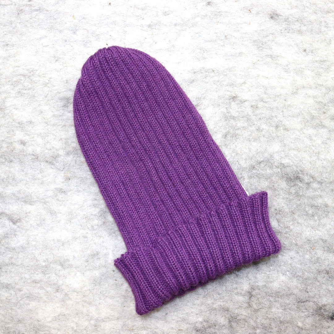 Ribbed knit hat